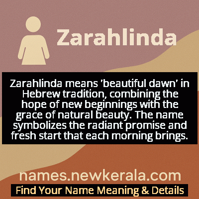 Zarahlinda Name Meaning and Origin