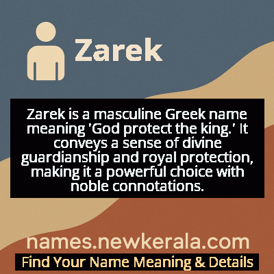 Zarek Name Meaning and Origin