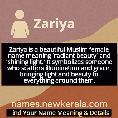 Zariya Name Meaning and Origin