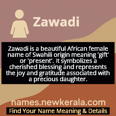 Zawadi Name Meaning and Origin
