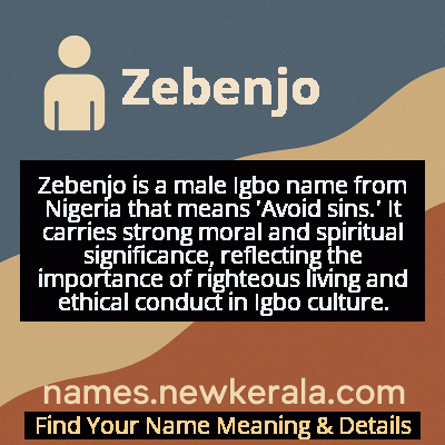 Zebenjo Name Meaning and Origin