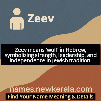Zeev Name Meaning and Origin