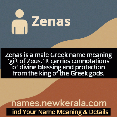 Zenas Name Meaning and Origin