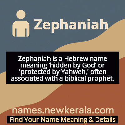 Zephaniah Name Meaning and Origin