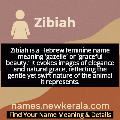 Zibiah Name Meaning and Origin