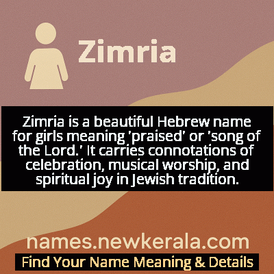 Zimria Name Meaning and Origin