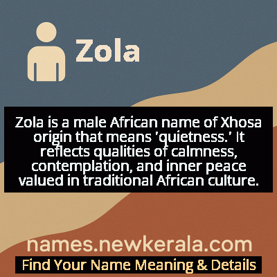 Zola Name Meaning and Origin