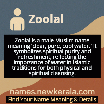 Zoolal Name Meaning and Origin