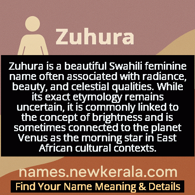 Zuhura Name Meaning and Origin