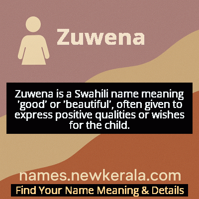 Zuwena Name Meaning and Origin