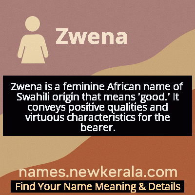 Zwena Name Meaning and Origin